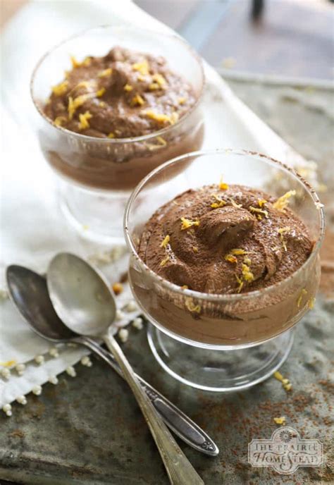 How many protein are in orange chocolate mousse - calories, carbs, nutrition