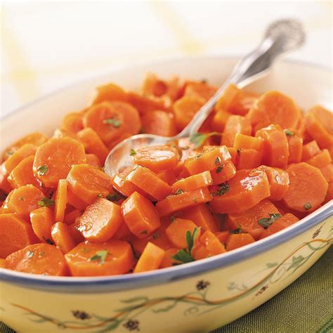 How many protein are in orange glazed carrots - calories, carbs, nutrition