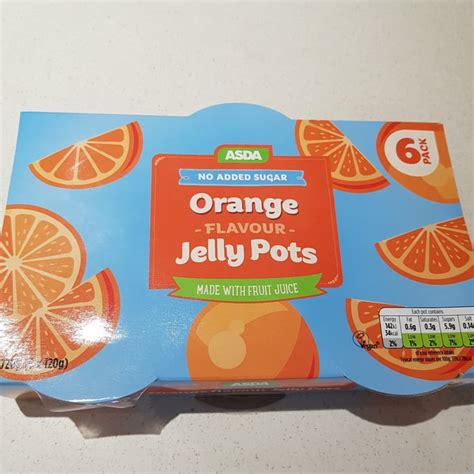 How many protein are in orange jelly pot - calories, carbs, nutrition