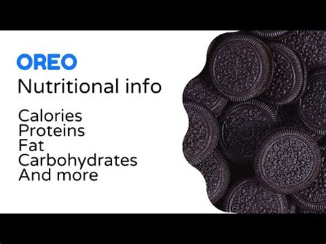 How many protein are in oreo (r) cookie crumbs - calories, carbs, nutrition