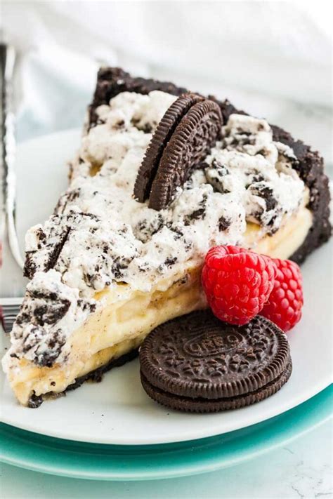 How many protein are in oreo banana cream cheese mousse pie - calories, carbs, nutrition