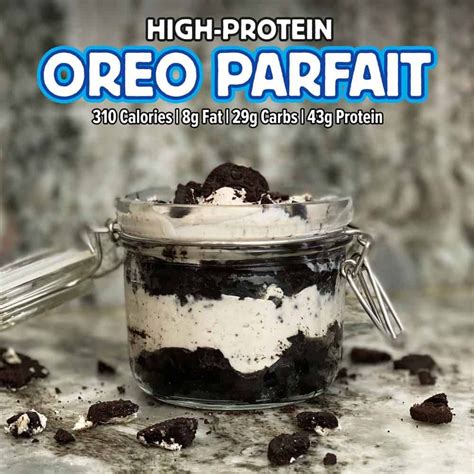 How many protein are in oreo parfait - calories, carbs, nutrition