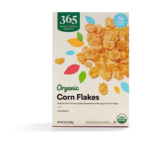 How many protein are in organic corn flakes - calories, carbs, nutrition