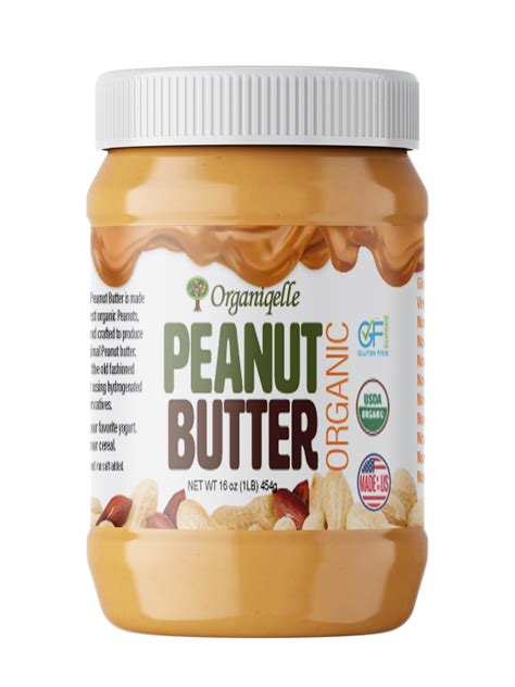 How many protein are in organic creamy natural peanut butter - calories, carbs, nutrition