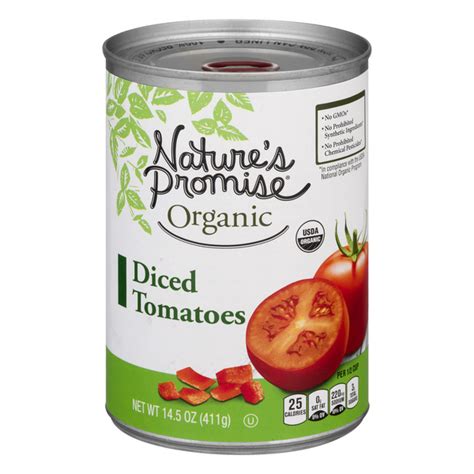 How many protein are in organic diced tomatoes - calories, carbs, nutrition