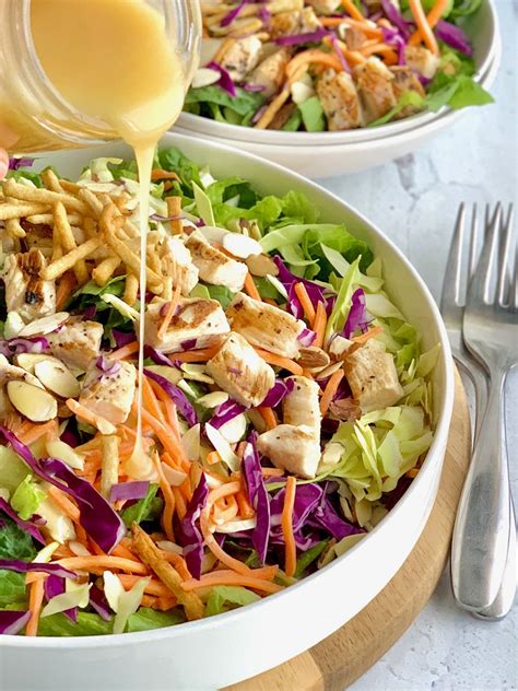 How many protein are in oriental chicken salad - calories, carbs, nutrition