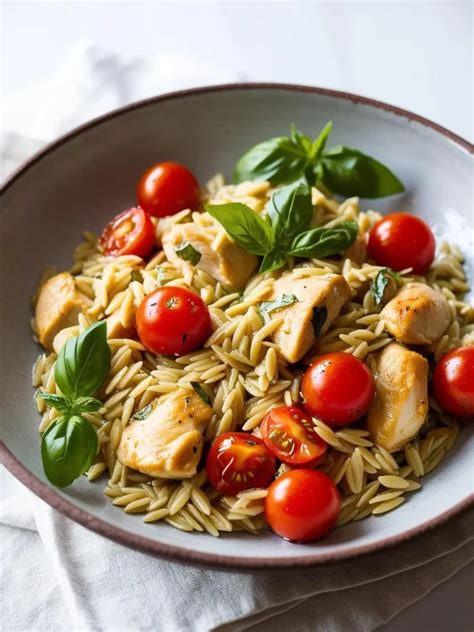 How many protein are in orzo with basil - calories, carbs, nutrition