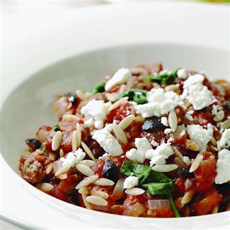 How many protein are in orzo with olives & shrimp - calories, carbs, nutrition