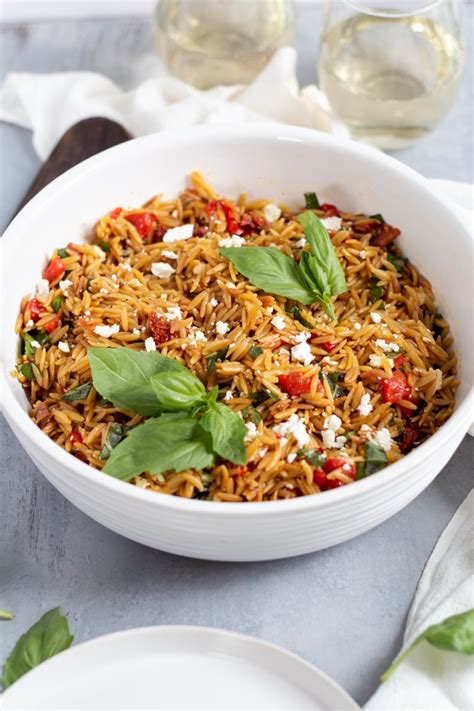 How many protein are in orzo with sun-dried tomato & walnuts - calories, carbs, nutrition