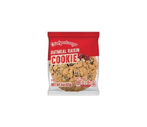 How many protein are in otis spunkmeyer oatmeal raisin cookie 133 ounce - calories, carbs, nutrition