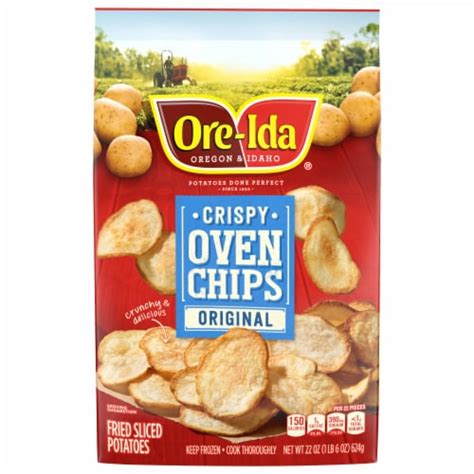 How many protein are in oven chips frozen - calories, carbs, nutrition