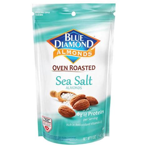 How many protein are in oven roasted almonds (sea salt) - calories, carbs, nutrition