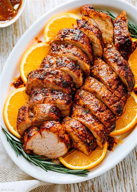 How many protein are in oven roasted pork loin - calories, carbs, nutrition