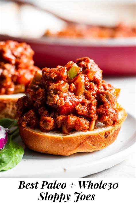 How many protein are in paleo sloppy joes small - calories, carbs, nutrition