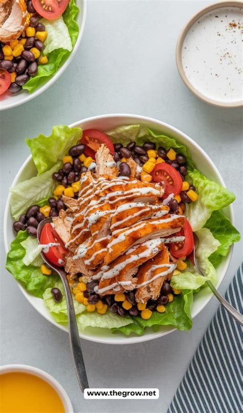 How many protein are in pandinis salad entree bbq chicken salad - calories, carbs, nutrition