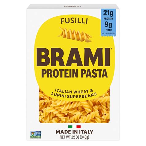 How many protein are in pasta fusilli - calories, carbs, nutrition