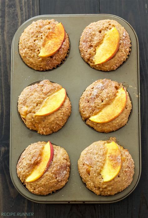 How many protein are in peach muffins - calories, carbs, nutrition