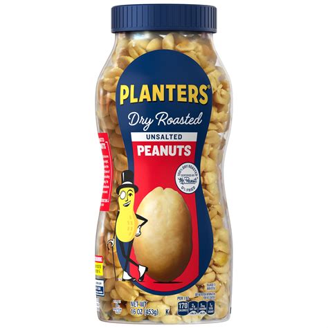 How many protein are in peanuts dry roasted unsalted 1 tsp - calories, carbs, nutrition