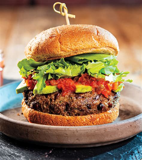 How many protein are in pepper jack black bean burger on wheat - calories, carbs, nutrition