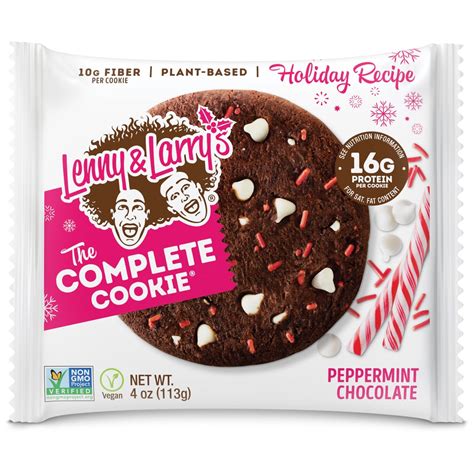 How many protein are in peppermint cookie - calories, carbs, nutrition