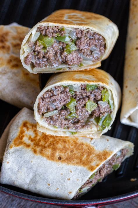 How many protein are in philly cheesesteak mini wrap - calories, carbs, nutrition