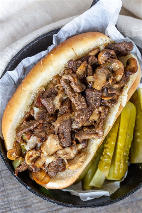 How many protein are in philly-style cheesesteak - calories, carbs, nutrition