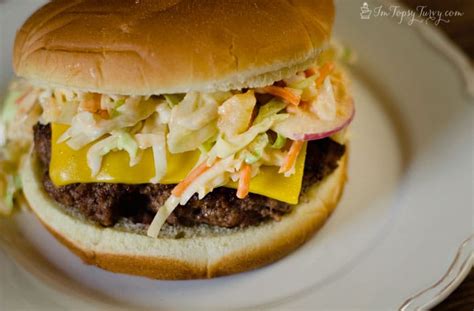 How many protein are in picnic burger with cole slaw - calories, carbs, nutrition