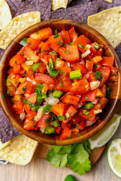 How many protein are in pico de gallo, fresh - calories, carbs, nutrition