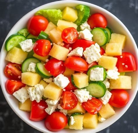 How many protein are in pineapple and cucumber salad - calories, carbs, nutrition