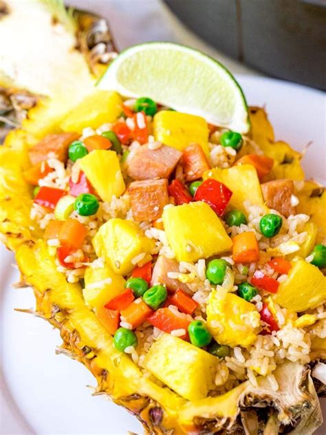 How many protein are in pineapple fried rice - calories, carbs, nutrition