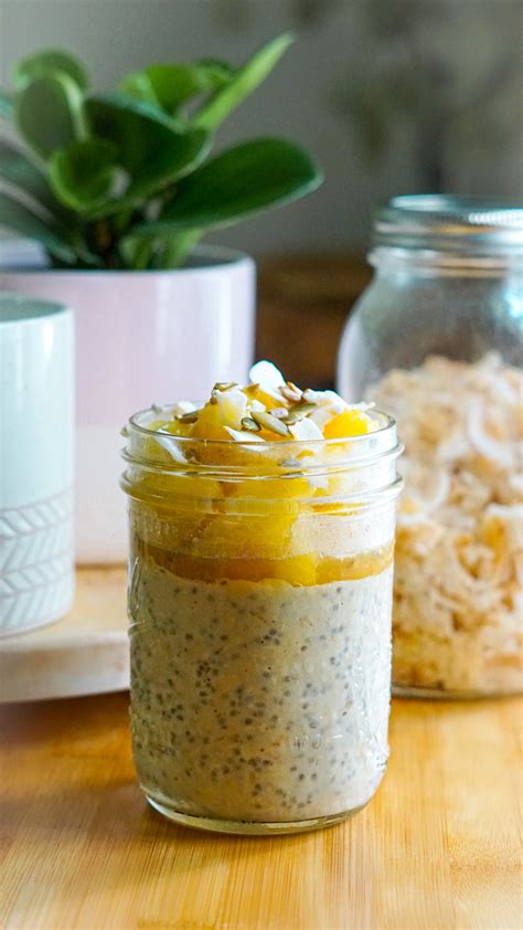 How many protein are in pineapple mango overnight oats - impulse - calories, carbs, nutrition