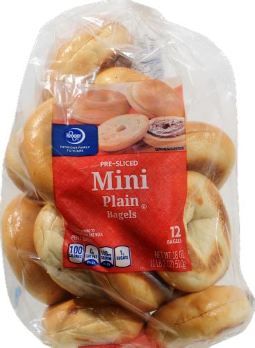 How many protein are in plain mini-bagel - calories, carbs, nutrition