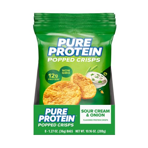 How many protein are in popped rice snacks sour cream & onion - calories, carbs, nutrition