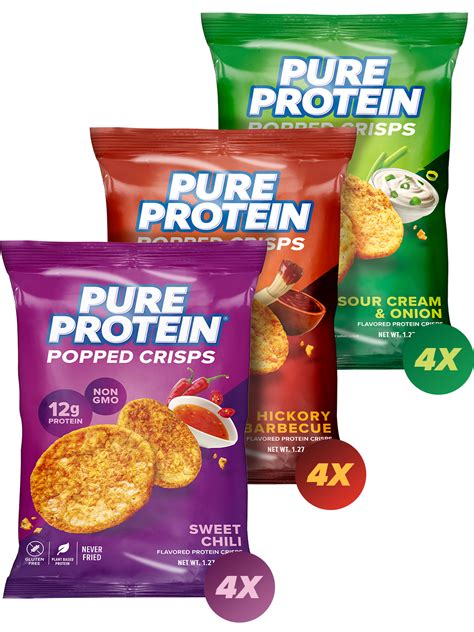 How many protein are in popped roasted red pepper crisps - calories, carbs, nutrition