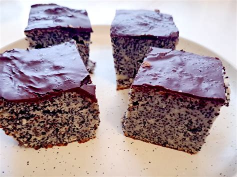 How many protein are in poppy seed cake, 6x8 cut - calories, carbs, nutrition