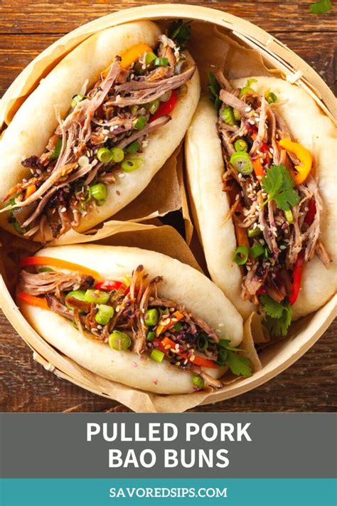 How many protein are in pork for bao buns - calories, carbs, nutrition