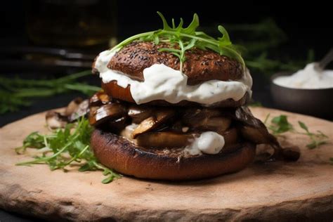 How many protein are in portobello burger goat cheese rutabaga fries & fruit salad - calories, carbs, nutrition