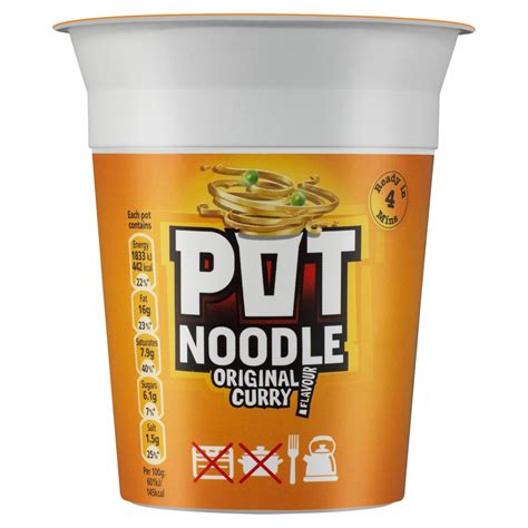 How many protein are in potnoodle - calories, carbs, nutrition