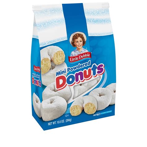 How many protein are in powderd mini donuts - calories, carbs, nutrition