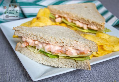 How many protein are in prawn mayo sandwich - calories, carbs, nutrition