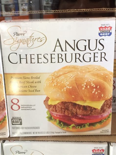 How many protein are in premium angus cheesburger - calories, carbs, nutrition