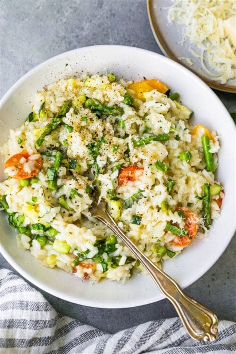 How many protein are in primavera risotto - calories, carbs, nutrition