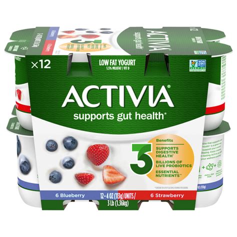 How many protein are in probiotic yogurt - calories, carbs, nutrition