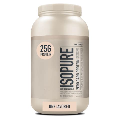 How many protein are in protein - unflavored - calories, carbs, nutrition