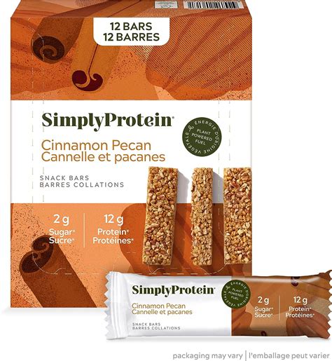 How many protein are in protein bar - cinnamon pecan - calories, carbs, nutrition