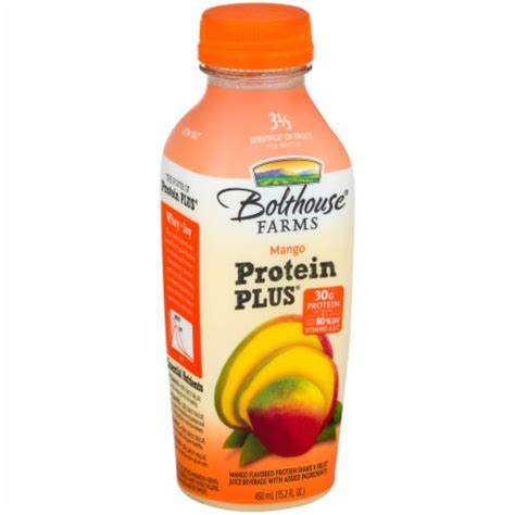 How many protein are in protein plus, mango - calories, carbs, nutrition