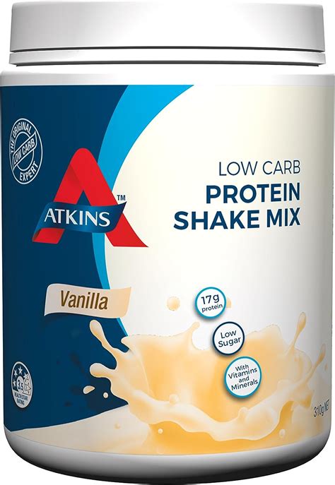 How many protein are in protein shake mix, vanilla - calories, carbs, nutrition