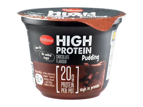 How many protein are in pudding - chocolate & vanilla - calories, carbs, nutrition