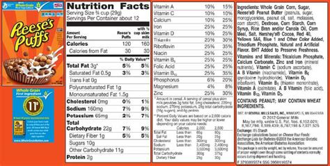 How many protein are in puffs - calories, carbs, nutrition