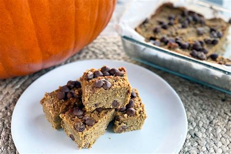 How many protein are in pumpkin blondies - calories, carbs, nutrition